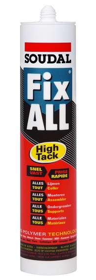 SOUDAL FIXALL HIGH TACK - WHITE 290ML 